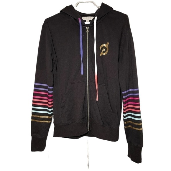 Spiritual Gangster x Peloton Zip Up Hooded Jacket size S - Picture 2 of 5